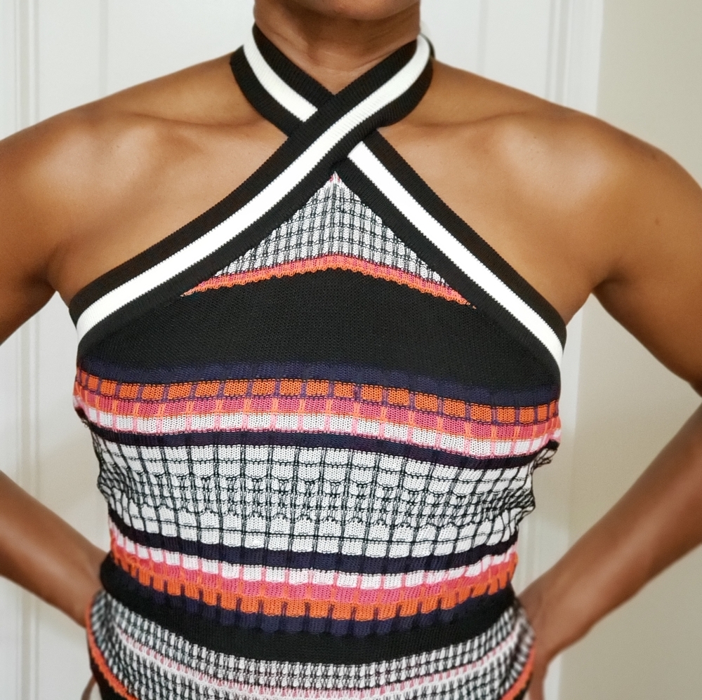 Trina Turk Knit Halter Sz XS